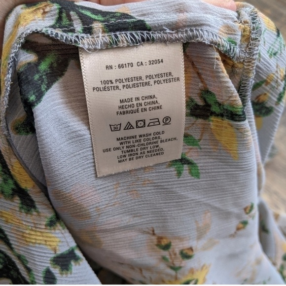 Anthropologie Maeve Magda floral ruffle tunic - Picture 6 of 9